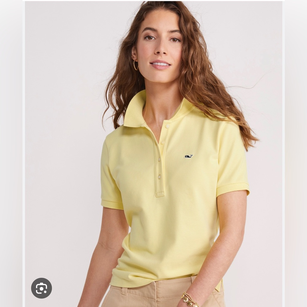 Vineyard Vines polo with blue whale
